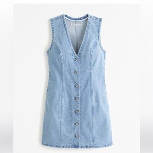 Abercrombie & Fitch Mara Denim Vest Mini Dress - New with Tags
